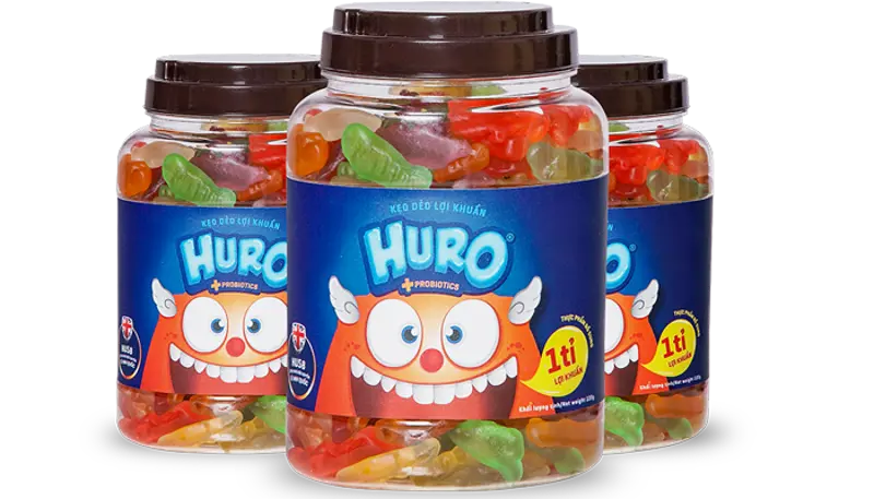 Kẹo dẻo Huro 168g