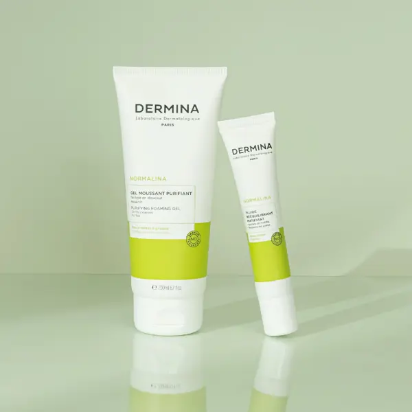 Sữa dưỡng ẩm Dermina kiểm soát nhờn thu nhỏ lỗ chân lông 40ml
