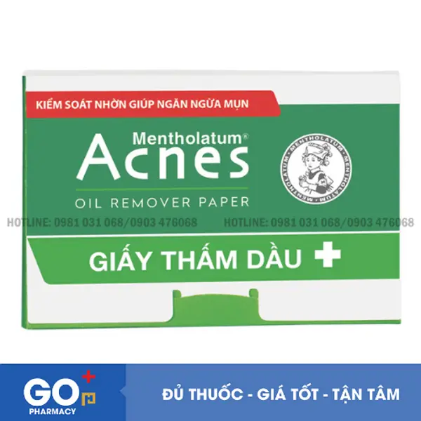 Giấy thấm dầu Acnes 100 miếng