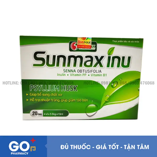 Sunmax Inu hộp 20 ống