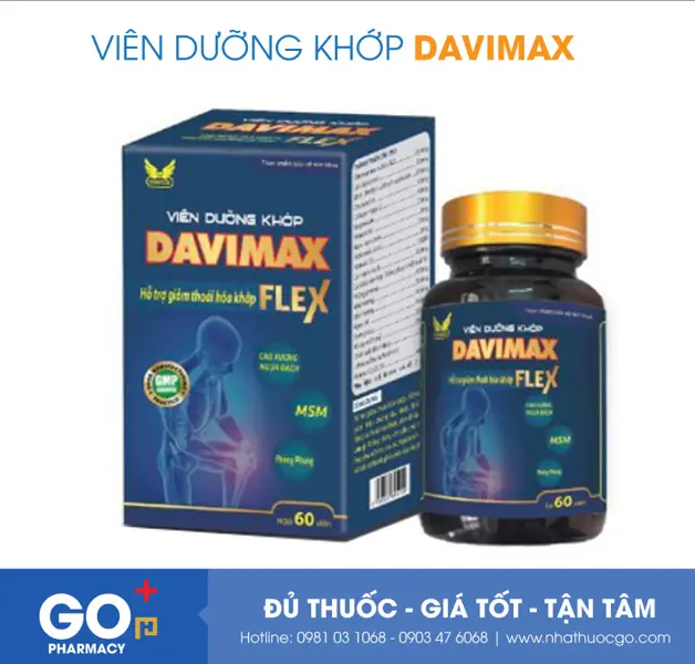 Viên dưỡng khớp Davimax flex 60 viên