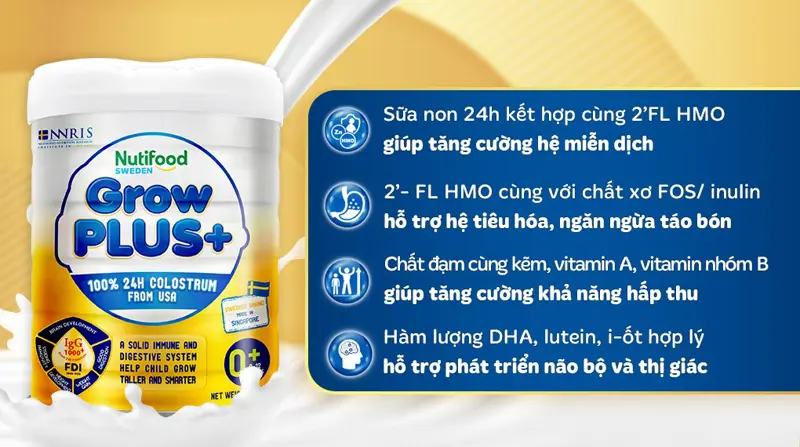 Sữa non Grow plus+ 800g