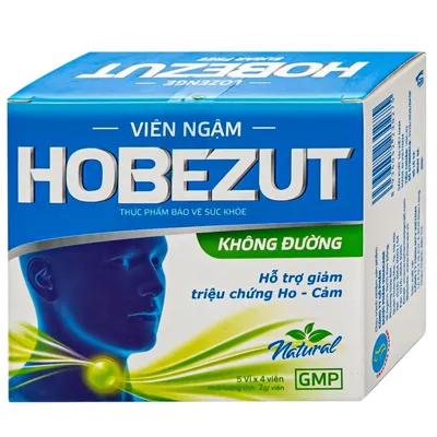 Viên Ngậm Heviho Viên Làm Dịu Cổ Họng, Giảm Đau Rát Họng, Giảm Ho Và Ngứa Họng Nhanh Chóng. Hộp X 20 Viên