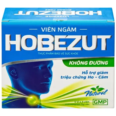 Viên Ngậm Heviho Viên Làm Dịu Cổ Họng, Giảm Đau Rát Họng, Giảm Ho Và Ngứa Họng Nhanh Chóng. Hộp X 20 Viên